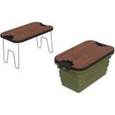 سبد تاشو و میز کمپینگ گرین لاین Green Lion Folding Basket